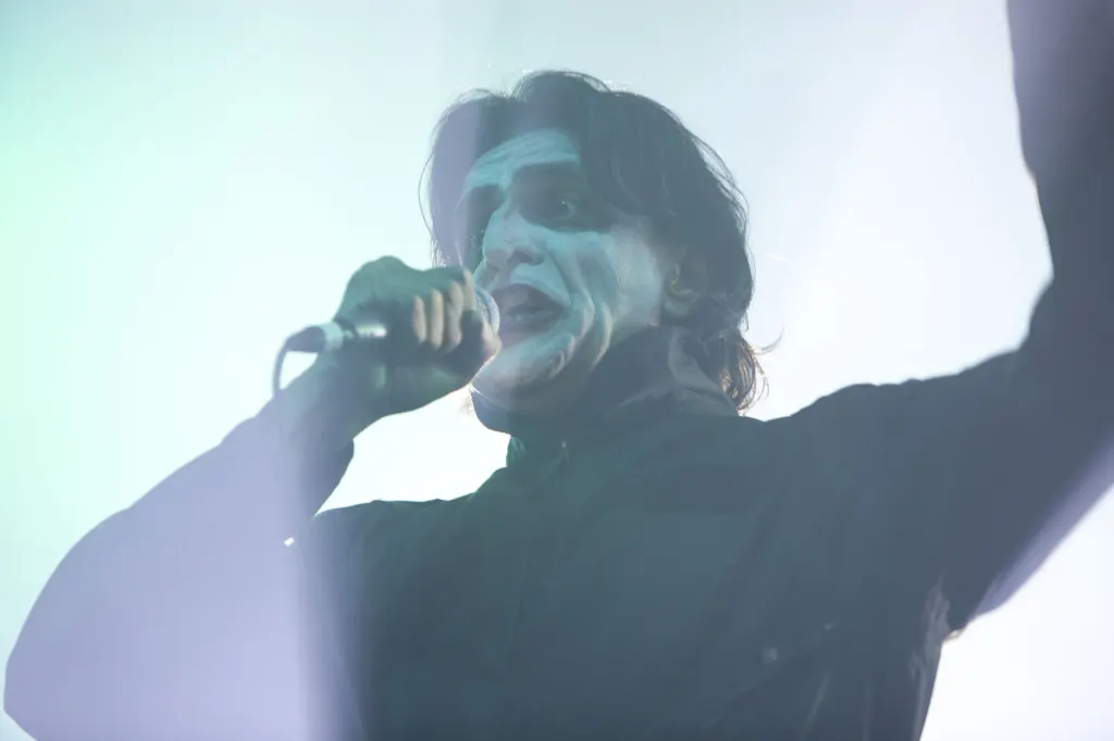Jaz Coleman of Killing Joke performing at Sonisphere 2011